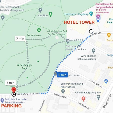 Hotelturm Augsburg Eksteriør bilde